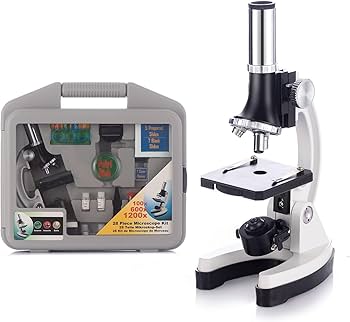 Amazon.co.jp: Akeyda 顕微鏡セット 100倍 600倍 1200倍 透過光/反射光