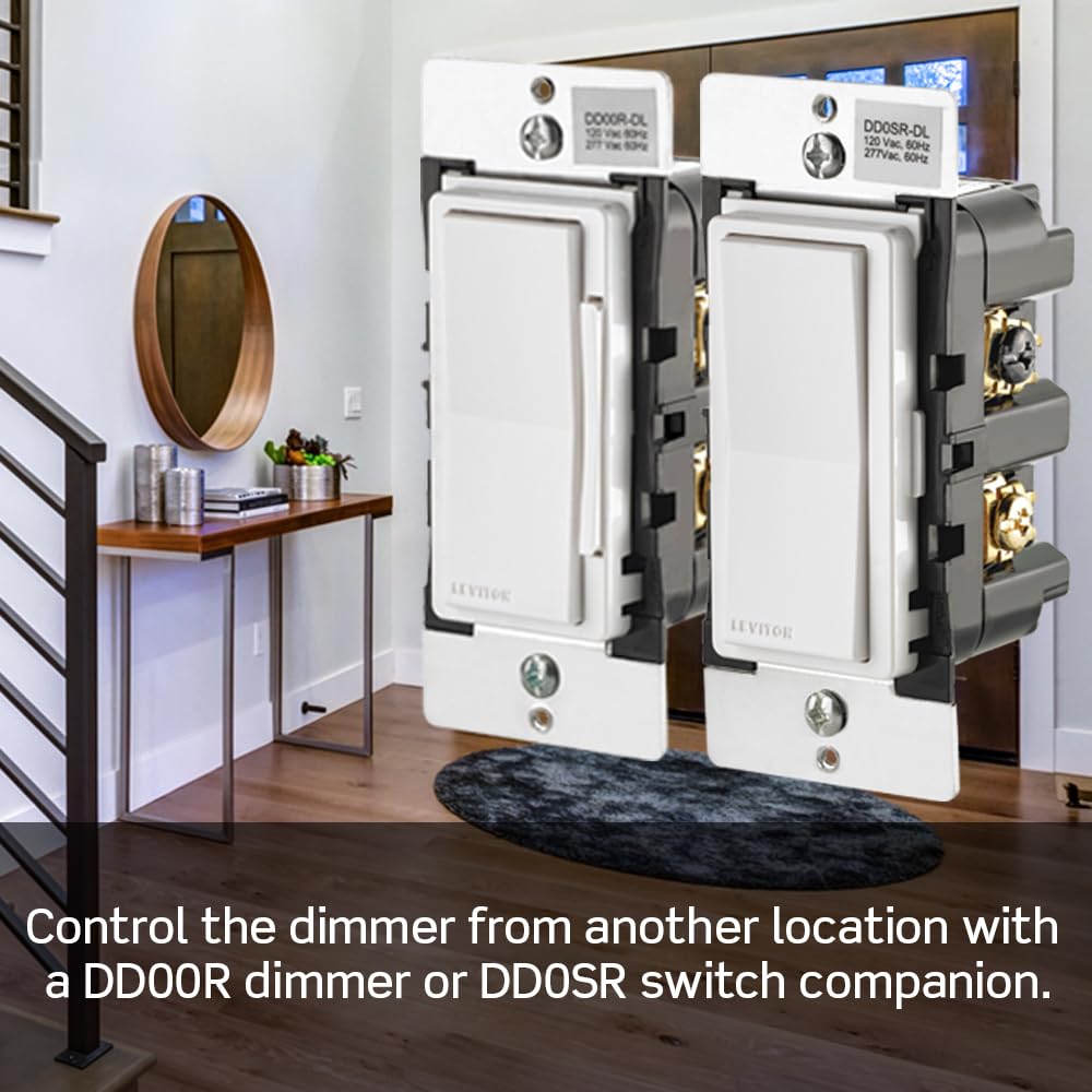 Leviton Decora Smart Dimmer Z-Wave 800 Series, ZW6HD-1RW