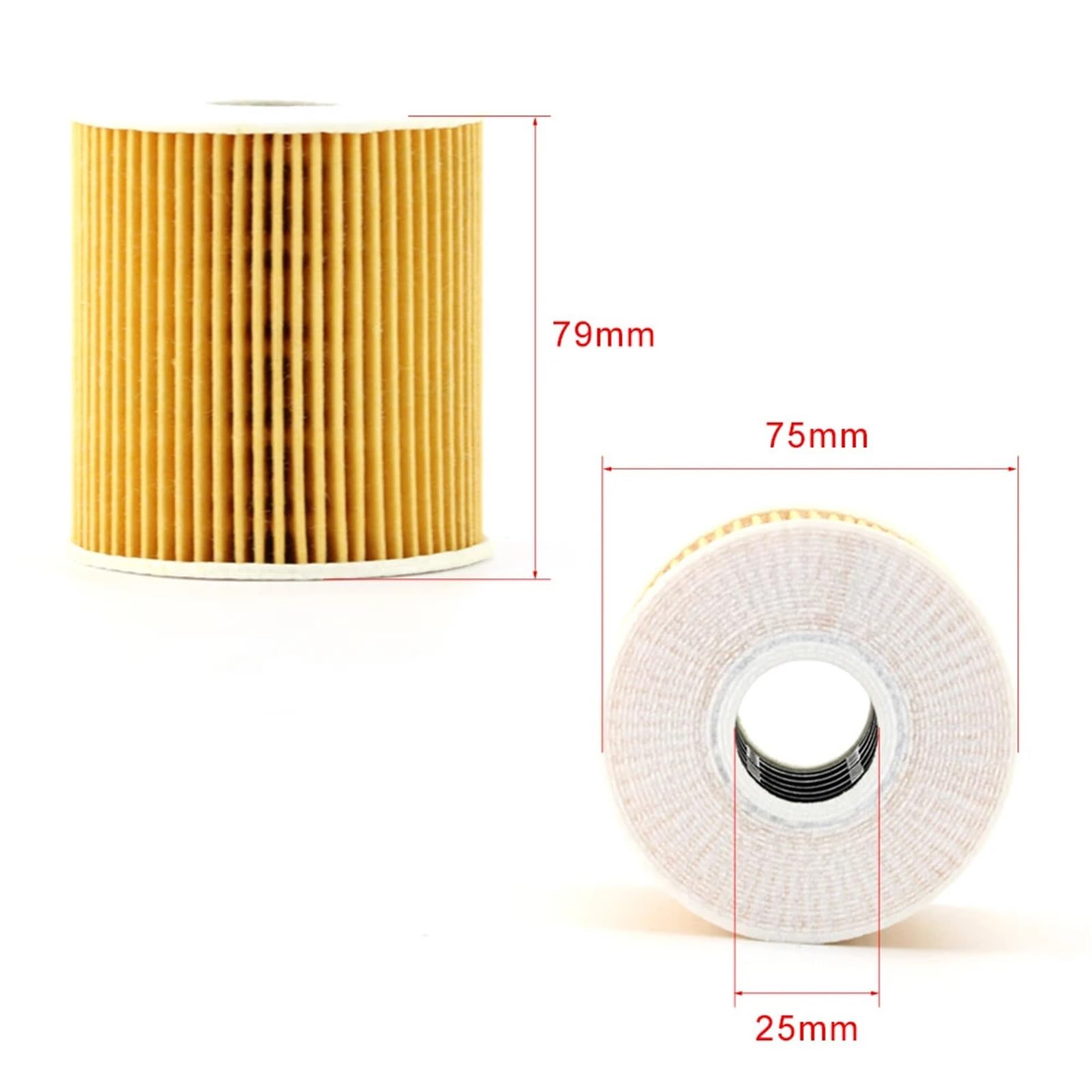 MOTOHIRO 4 Uds 8 Uds Kit de Filtro de Aceite de automóvil 1275810 for S40 S80L XC 90 V70 V40 XC70 1999-2009 Filtros de Aceite para vehículos (Size : 8PCS)