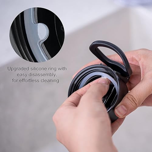 Miniatura 4 de koodee Botella de agua para la escuela, botella de agua deportiva de acero inoxidable de 22 onzas con aislamiento al vacío para niños, botella de