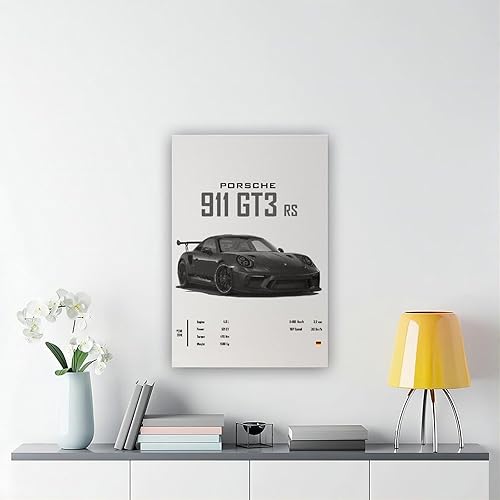 Miniatura 6 de Morden Super Car 911 GT3 RS Póster para hombres, cueva de niños, lienzo de carreras, arte de pared perfecto para decoración del hogar, oficina,