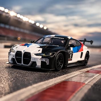 MOTORMAX 1:24 GT Racing BMW M4 GT3 Model Araba, Koleksiyonluk Diecast Yarış Arabası, Detaylı Metal Spor Araç Modeli MM-73912