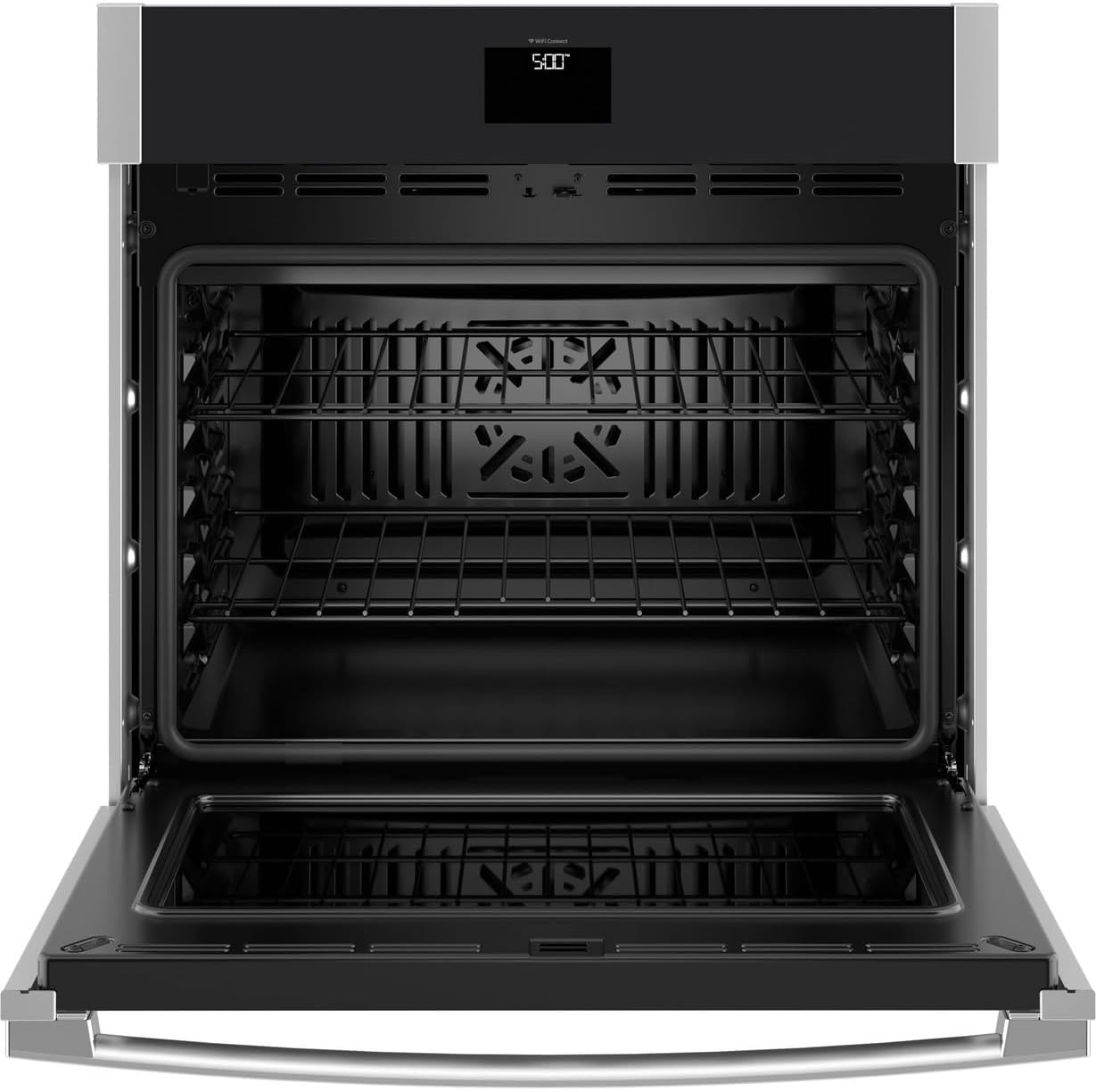GE 30 in. Single Smart Convection Wall Oven with No-Preheat Air Fry in Stainless Steel