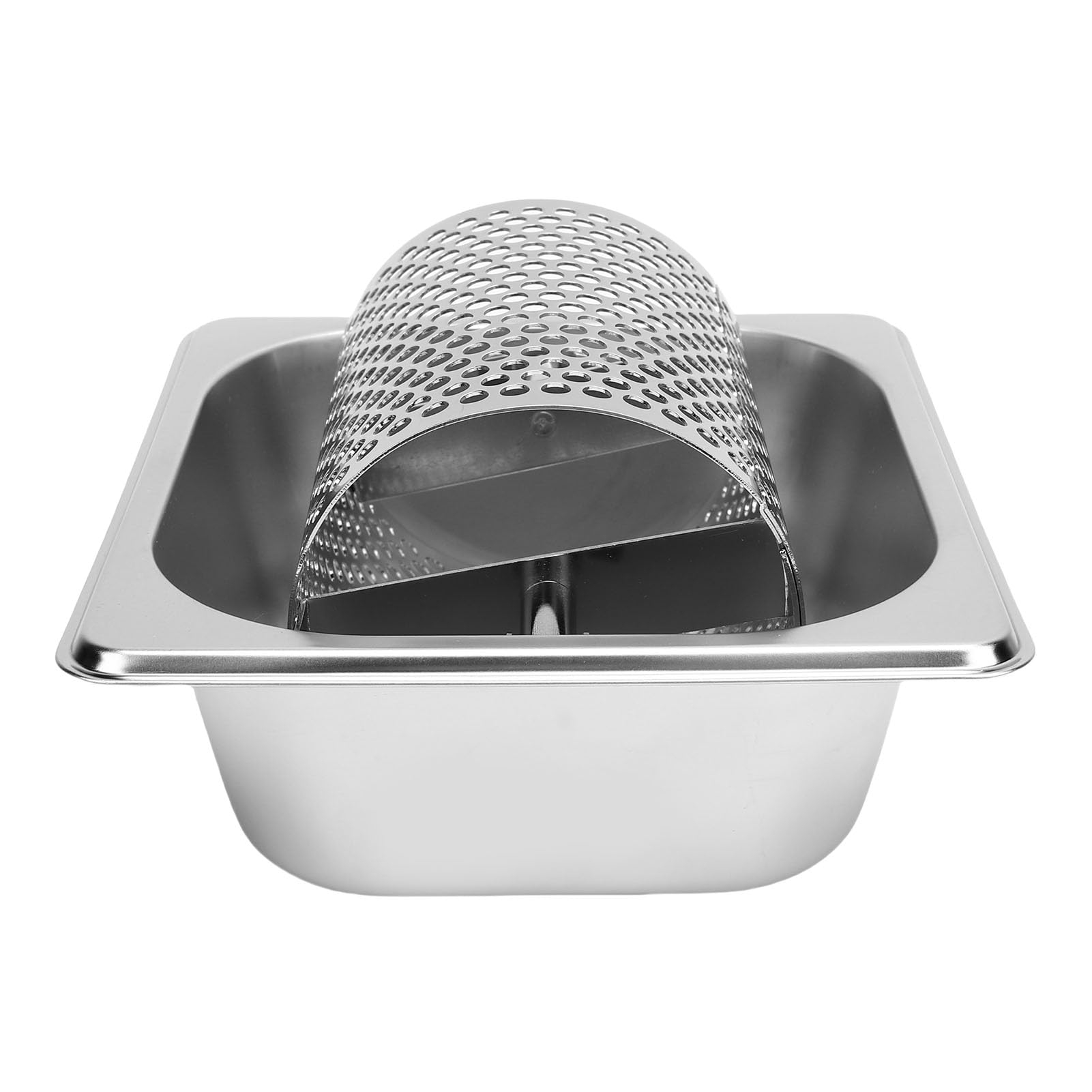 Rullo Spalmatore per Burro, Rullo per Burro con Fondo Rialzato in Acciaio Inossidabile Distribuzione Uniforme Sulla Piastra, Uso Multifunzionale per Hamburger, Pane, Barbecue, Grigliate,