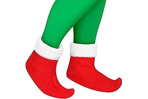 Decorative Christmas elf slippers for kids