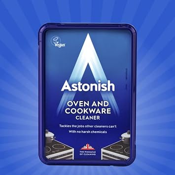 Astonish Oven & Cookware Cleaner Paste 150g Multipurpose Kitchen Cleaner for Ovens, Baking Trays, Pans & Cookware, Stovetops & Stainless Steel Surfaces, Removes Grease, Food Residue & Tough Stains