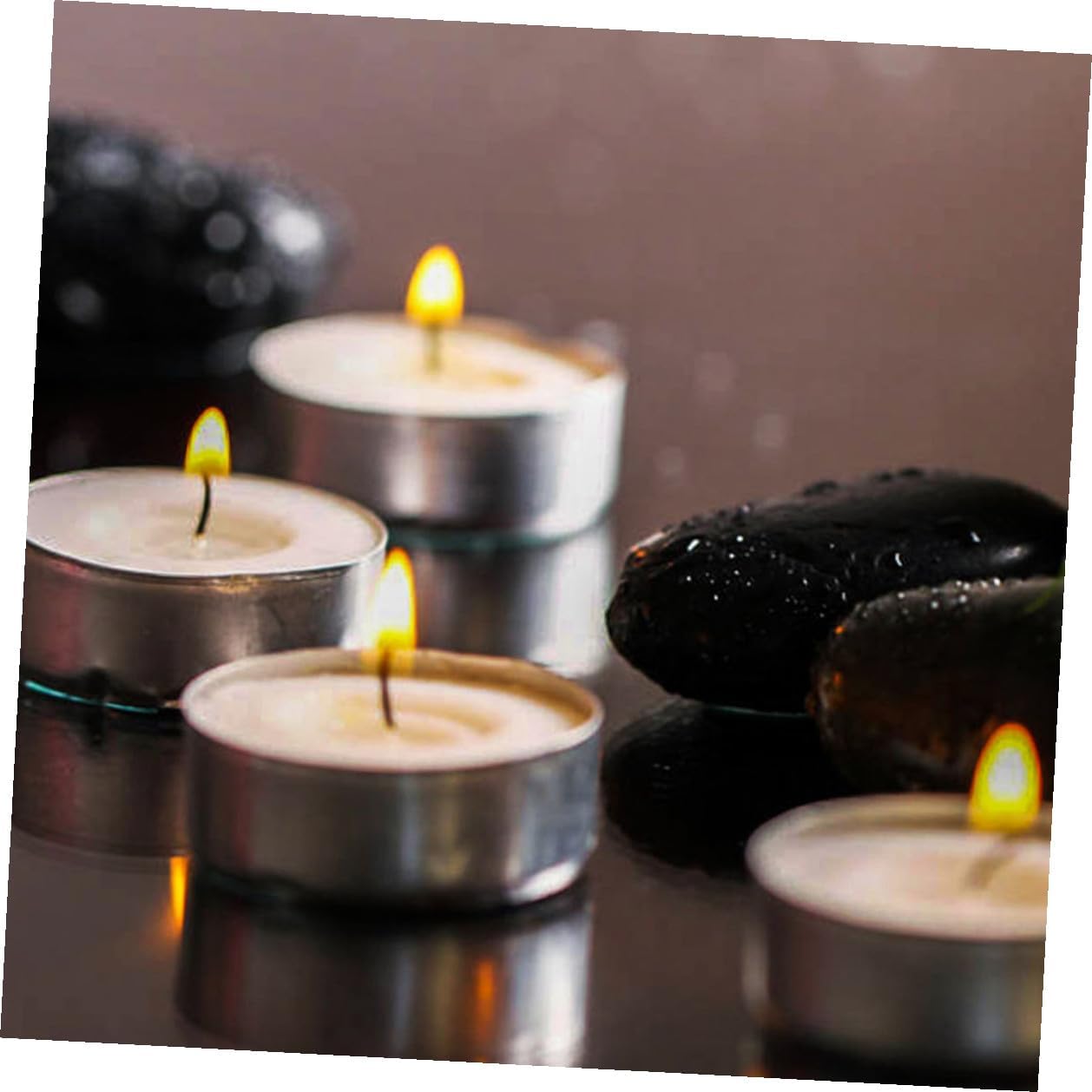 100pcs Unscented Multi-Function Mini Tea Candles White Votive Household Candles for Wedding, Office, and Home Décor