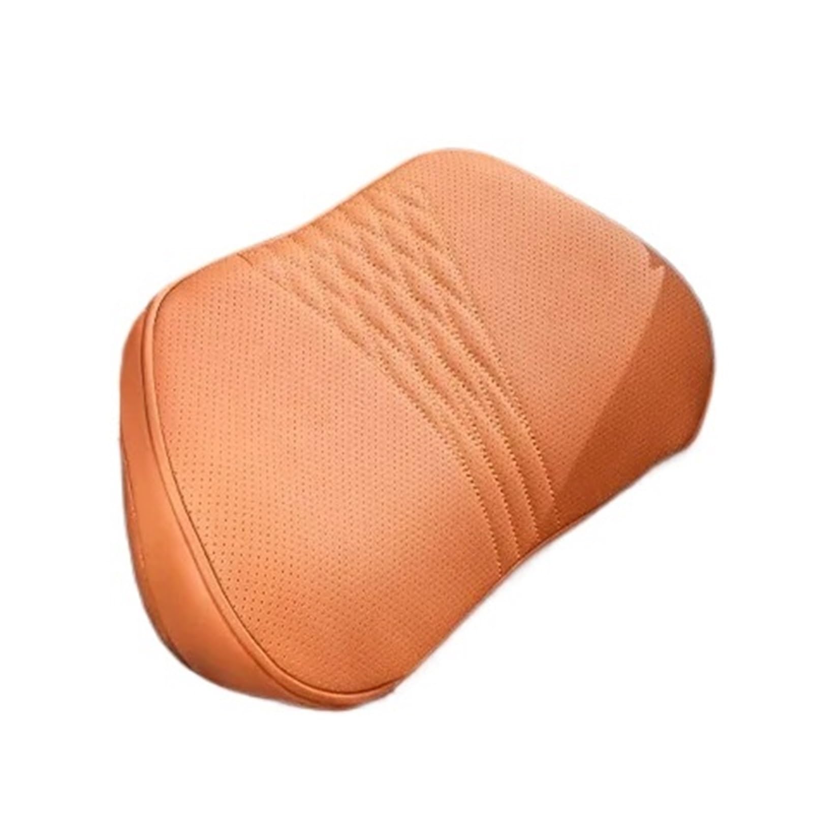 ATUMY Car Seat Pillow Soft Memory Foam Car Neck Pillow Set Headrest Lumbar Seat Accessories Support Car Headrest(Ochre - waist)