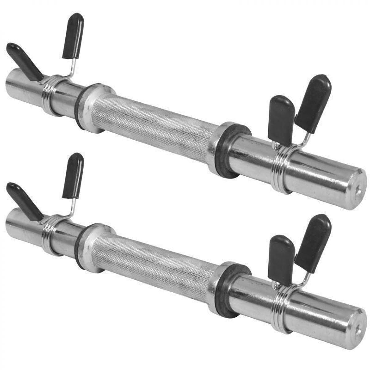 Haltères Courts Gorilla Sports 20 Kg - Set Avec Barres 35 Cm, Disques 1,25 Et 2,5 Kg, Revêtement Plastique