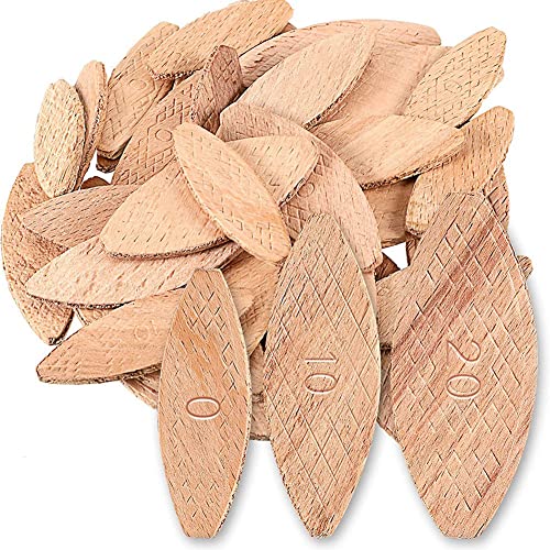Bois de hêtre numéro 0 10 20 pour tourillon et lamelle d'assemblage bois, 450 unités