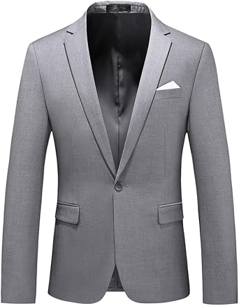 Slim Fit Mens Blazer Business Formal Blazer Stylish Men's Casual Blazers
