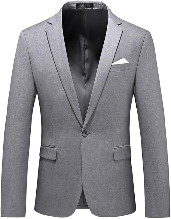 Slim Fit Mens Blazer Business Formal Blazer Stylish Men's Casual Blazers