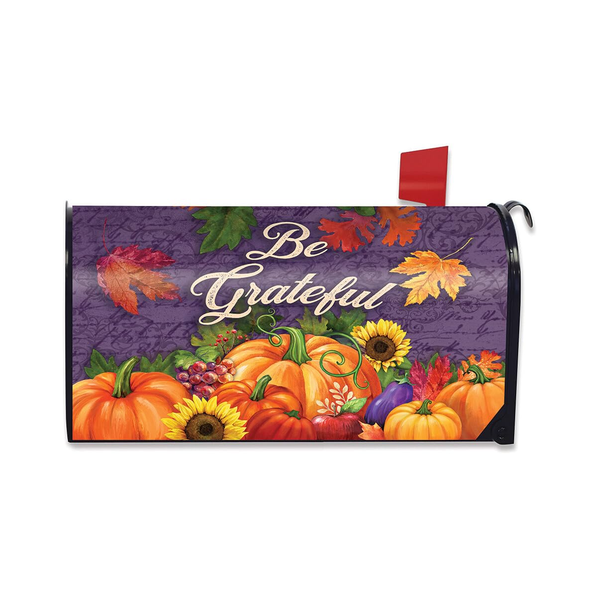 Briarwood Lane Thanksgiving Mailbox Cover - Standard Size - Be Grateful Fall for Thanksgiving Mailbox Cover