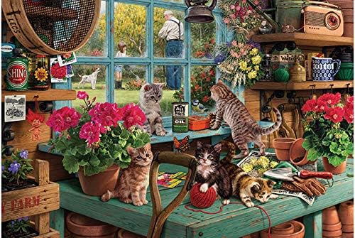 Puzzles for Adults 1000 Pieces, Art Painting Jigsaw Puzzle for Scenery Pattern Gift Family Fun Game (Scenery C)
