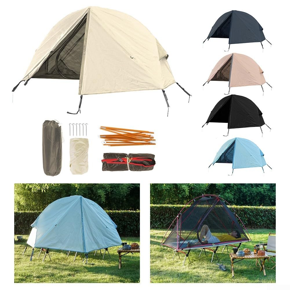 Tenda Da Campeggio 1 Persona Underwood - 4 Stagioni, Impermeabile E Leggera