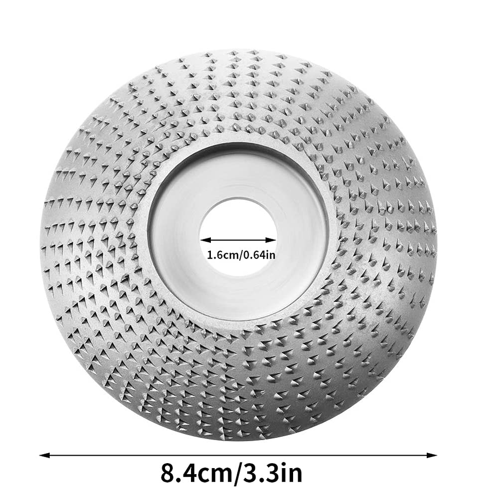 Disco de Copa de Diamante, Disco de Pulido de Madera con Diamante, Disco de Pulido de carburo de tungsteno, Disco de Modelado, Disco abrasivo for Tallado en ángulo, Pulido y Modelado.