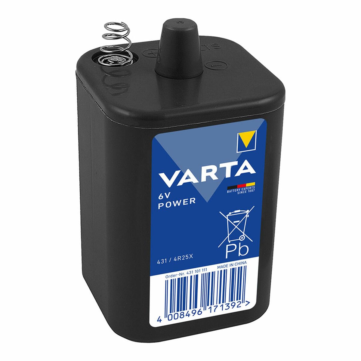 Pile spéciale 4R25 Carbone-​Zinc (Saline) Varta 43110111 Contact à Ressort 6 V 8500 mAh 1 pc(s)