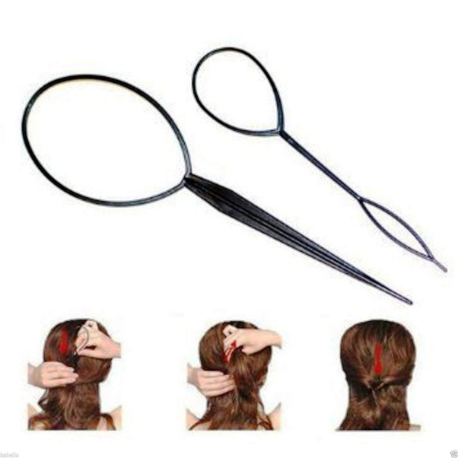 Smark Juda Bun Maker Hair Style Accessories for Women, Black, 5 Pcs 1