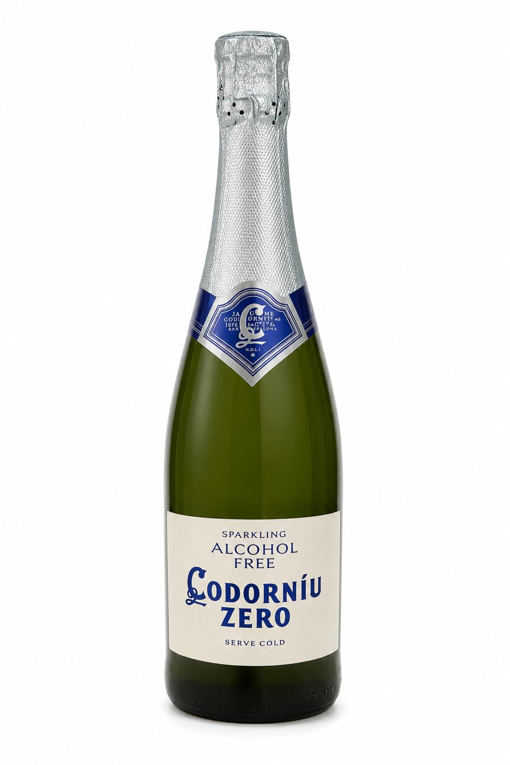 Pack 6 Botellas Codorníu Zero Sparkling Alcohol Free 75 cl | Espumoso Sin Alcohol 0,0% | Bebida Refrescante para Celebraciones, Aperitivos y Brindis -MYSECRETWINE-
