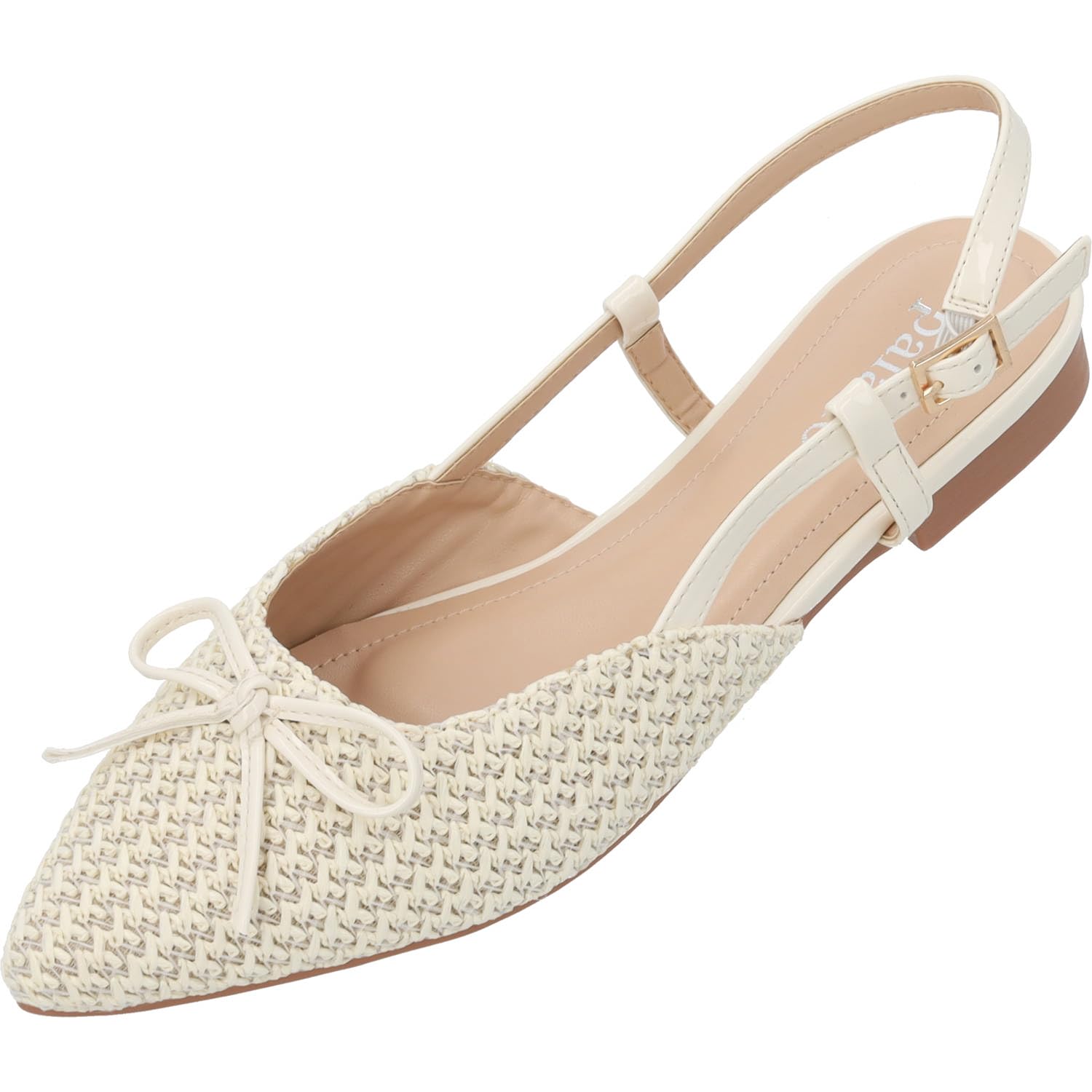 Palado Damen Slingback-Ballerina Yvnee - elegante Slipper mit verspielten Schleifendetails - modische Sommerschuhe - ideal für stilvolle Anlässe