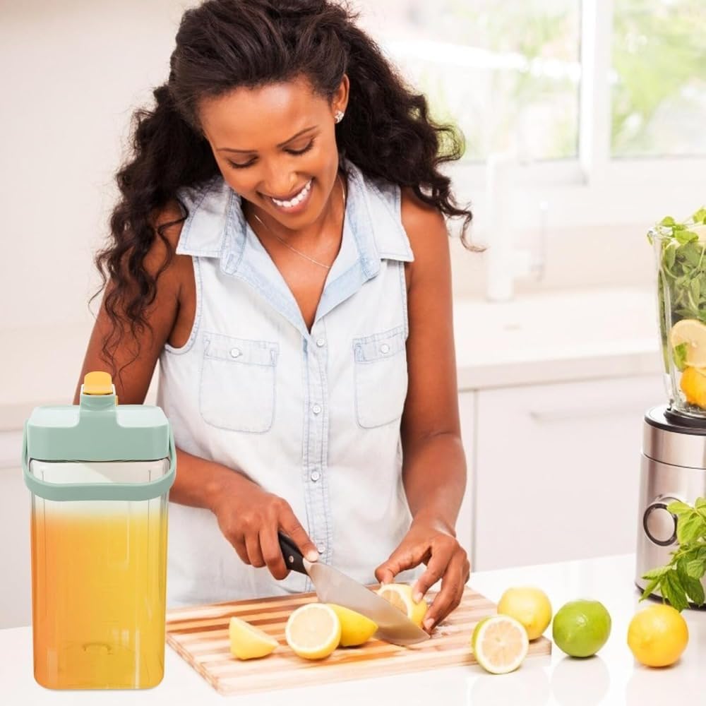 Zeruho大容量冷水ディスペンサー（蛇口付き）冷蔵庫用ジュースバケツ家庭用オフィスで使うやすいアイスドリンク容器