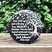 SUNGHENON Personalized Your Life was A Blessing Stone, Remembrance Slate Stone, Memory Plaque, in Loving Memory Sympathy Gifts for Loss of Mom, Dad