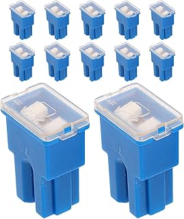 Healifty Kit De 12 Fusibles Marinos Fusible De Repuesto Para Coche Para Caravanas Para Color Azul