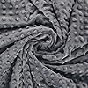 RelaxBlanket 60''x80'' Duvet Cover for Weighted Blanket | Premium Super Soft Minky Dot | Dark Grey #4
