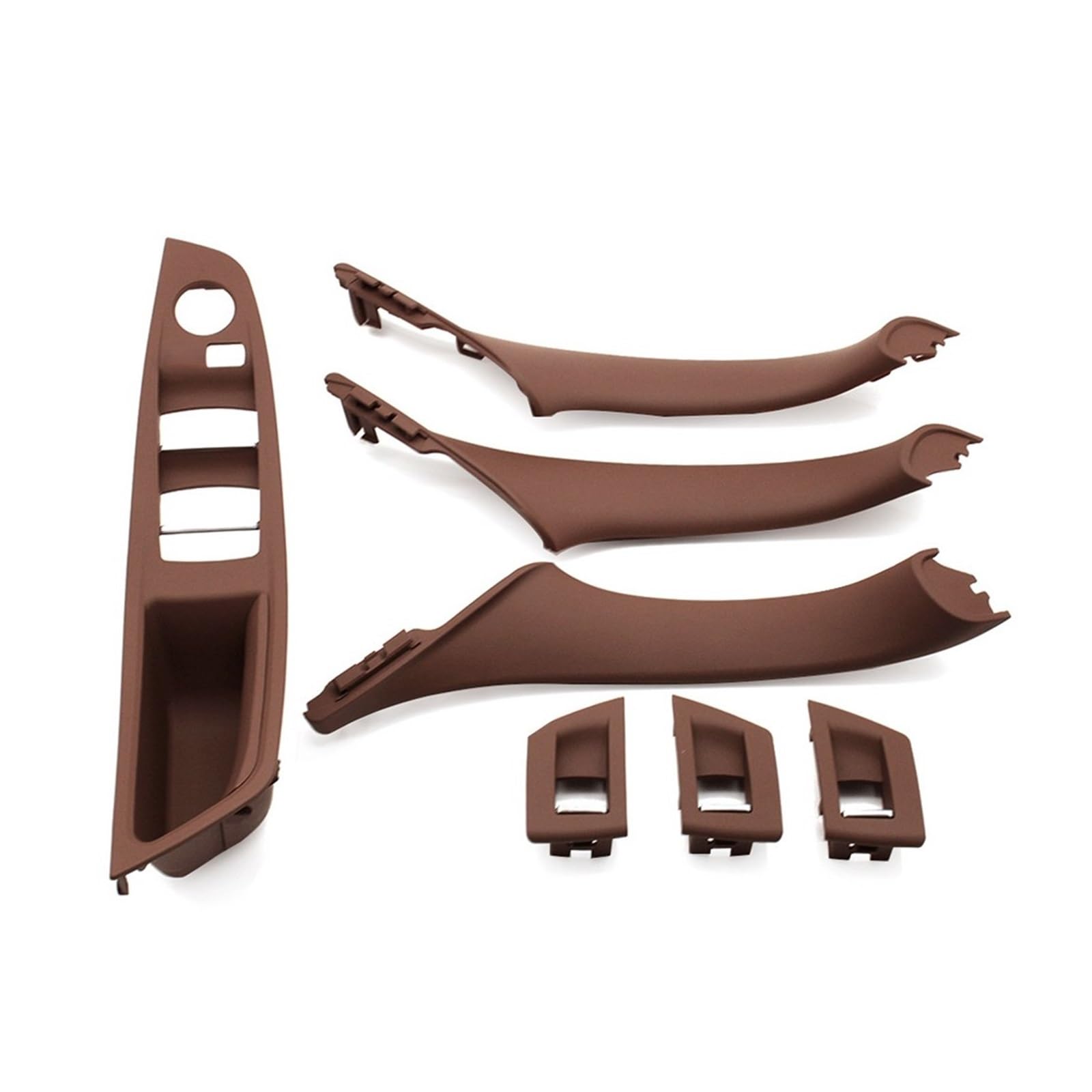 Nqkcuac Door Pull Handle for BMW F10 F11 F18 520 523 525 528 51417225865 LHD Car Inner Passenger Door Panel Handle Pull Trim Cover