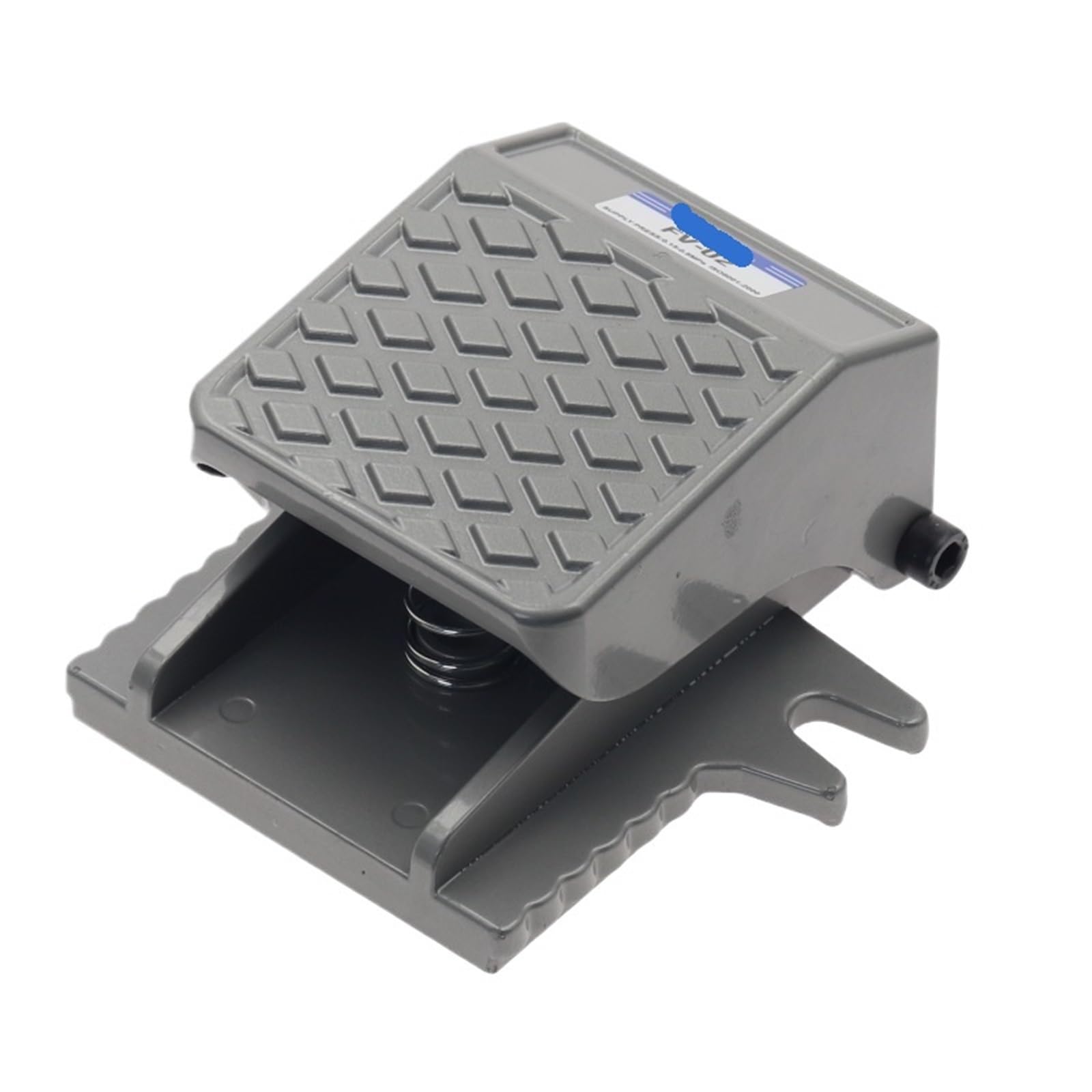 Legierung 1/4 Eins In Eins Out Luft Pneumatisches Pedalventil Fußschalter 2 Wege 2 Positionen FV-02 0,15~0,8 MPa 1 Stück(FV-02 PC4mm)