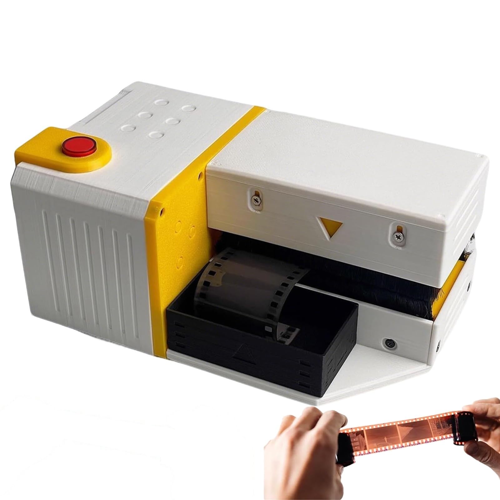 Removedor de polvo y limpiador eléctrico antiestático, cepillo de película y kit de eliminación de polvo para limpieza de habitaciones oscuras, compatible con películas negativas 120/135