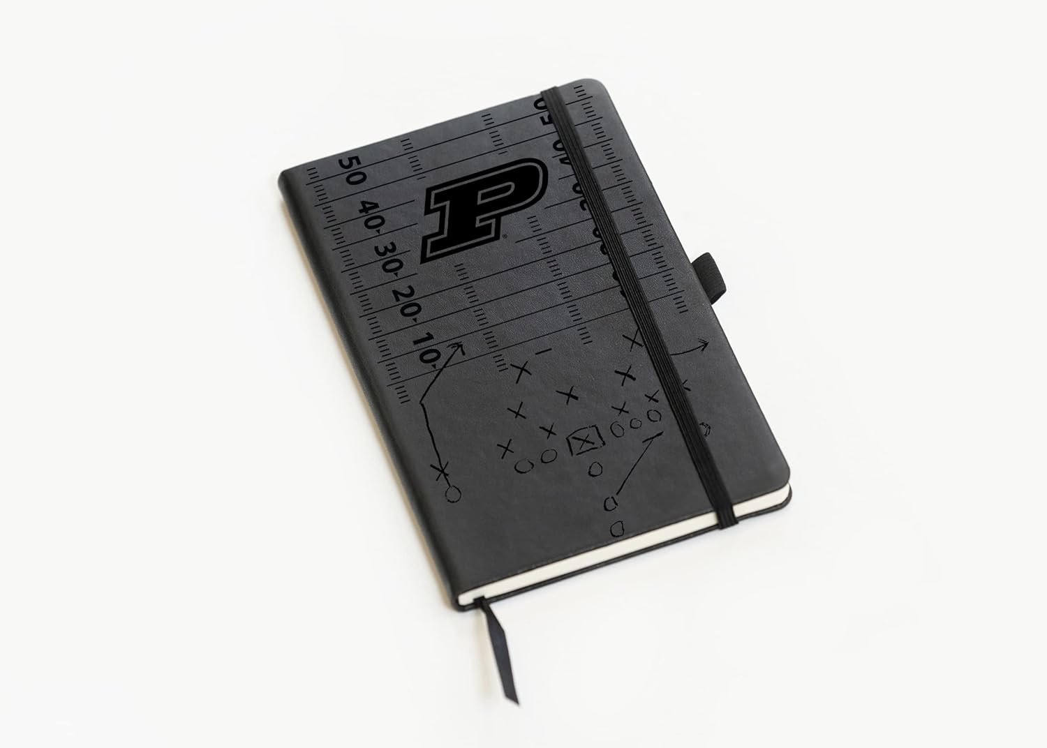 Rico Industries NCAA Purdue Boilermakers Laser-Engraved Color Notepad, 5.25 x 8.25-inches