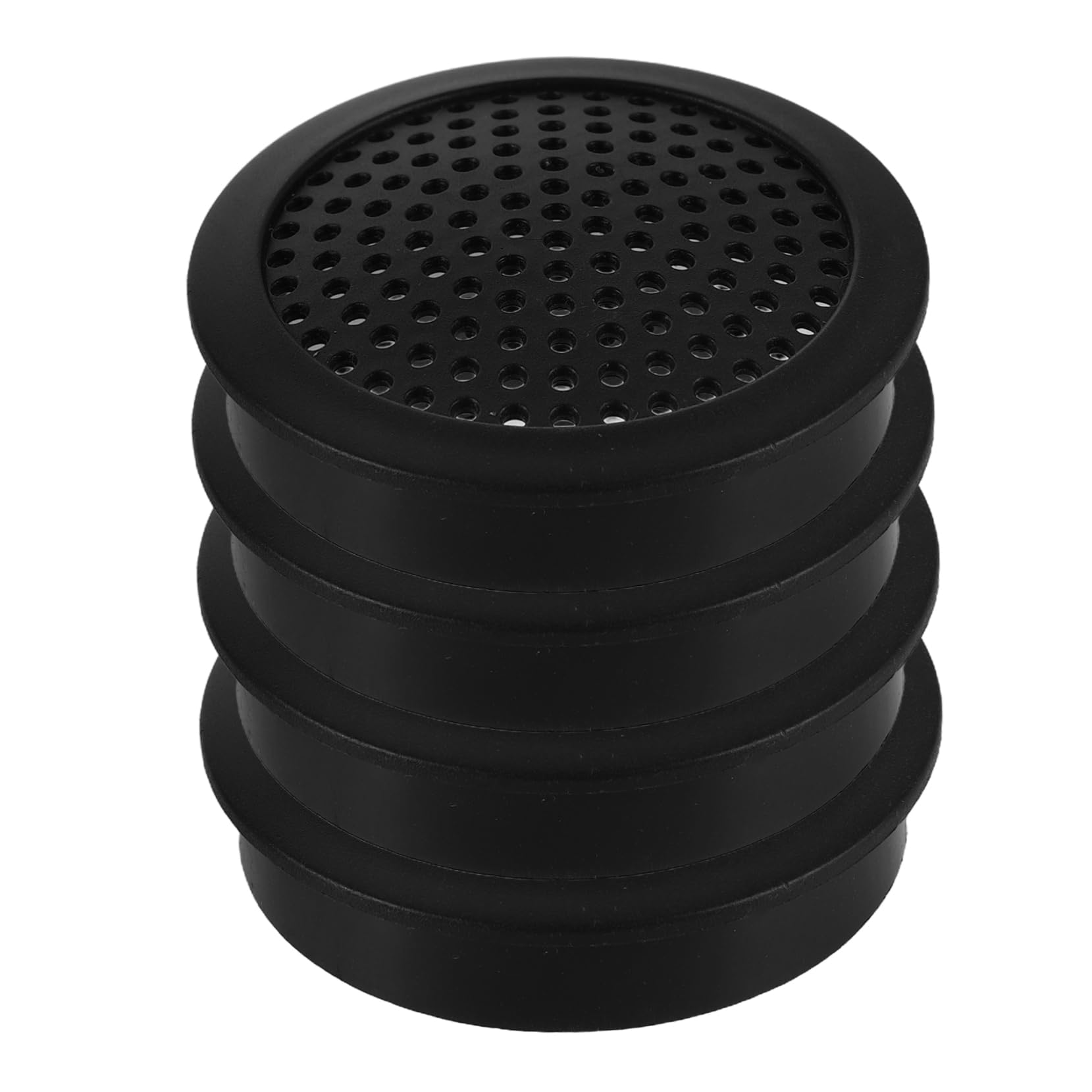 BESTYASH 4pcs Black Mesh Car Speaker Grill Covers for and Subwoofer Protective Audio Speaker Mesh for Automotive