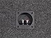 Scosche SE15CC 15-Inch Single Subwoofer Enclosure (Grey/Black)