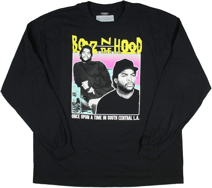 Amazon.com: Boyz N The Hood - Camiseta de manga larga para hombre con texto  \