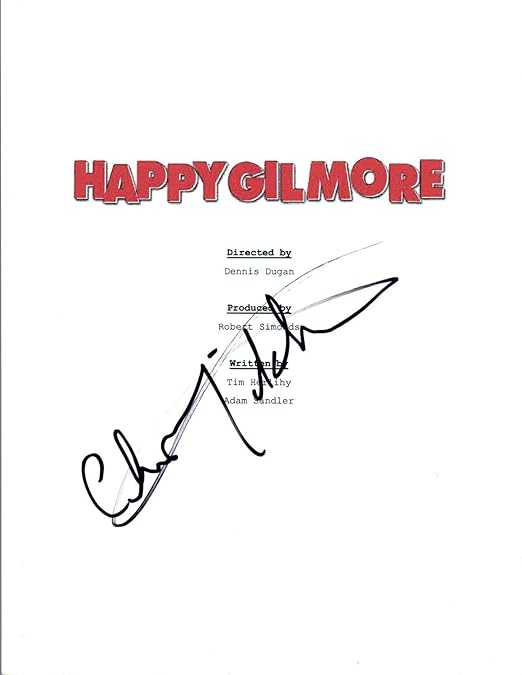 Christopher McDonald Signed Autographed HAPPY GILMORE Movie Script COA VD