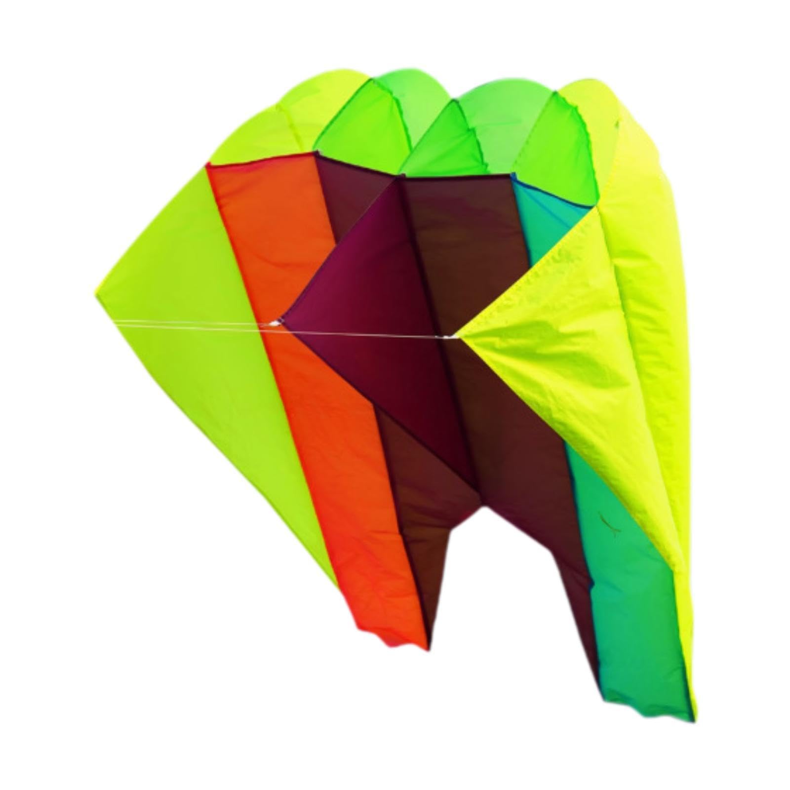 perfk Cometa con Mosca 3D, Actividades únicas Multicolor, Juego Infantil Plegable, Actividad, Pantalones Cortos Grandes, Cometa para césped, jardín, Viaje