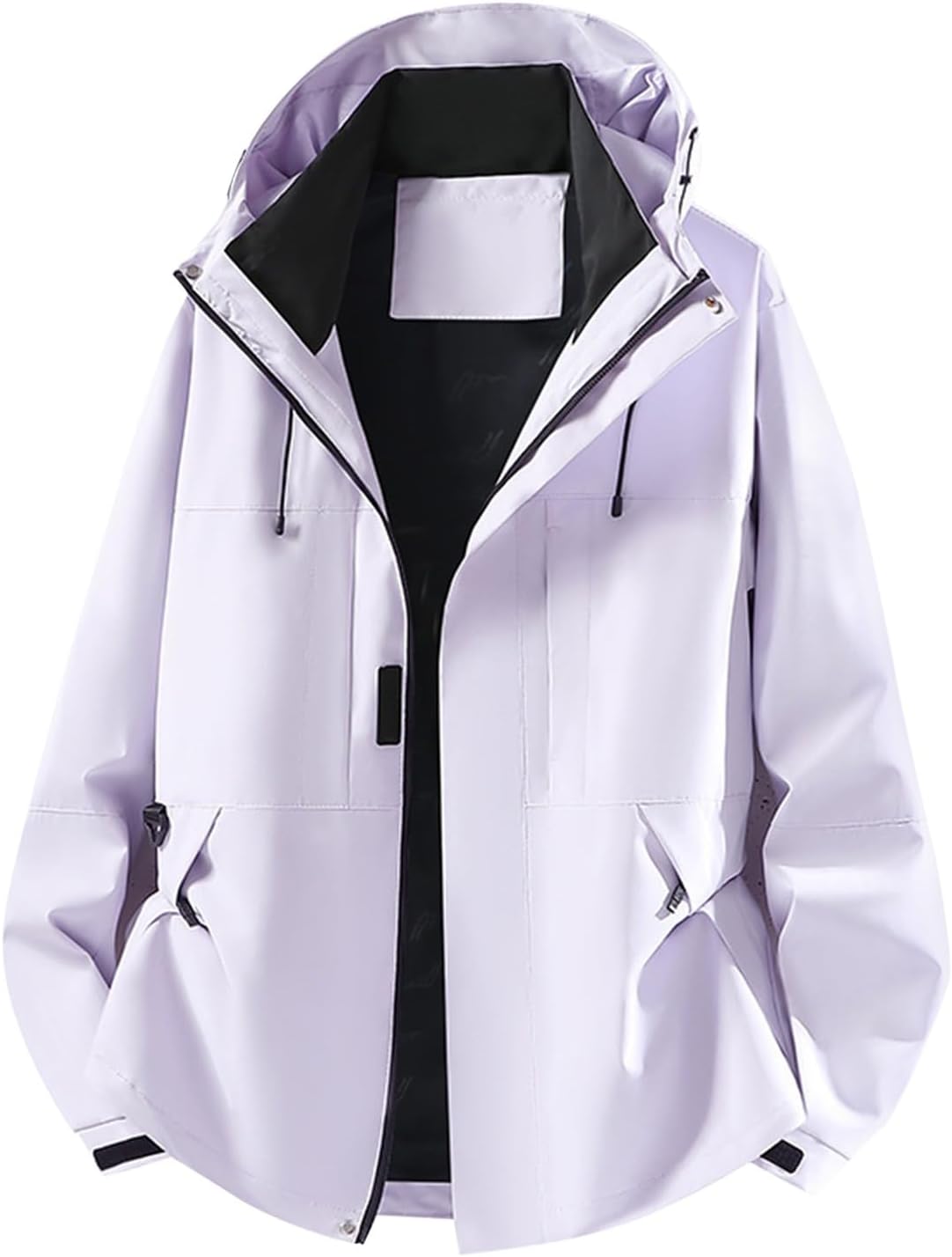 HJINGSUN Windbreaker Jackets for Men Waterproof Rain Coats for Hiking