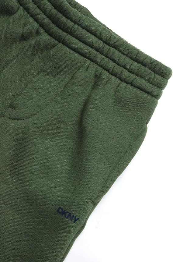 DKNY Boys Sweatpants - 4 Pack Active Performance Soft Fleece Boys Joggers Athletic Pants with Elastic Waistband and Pockets - Image 4