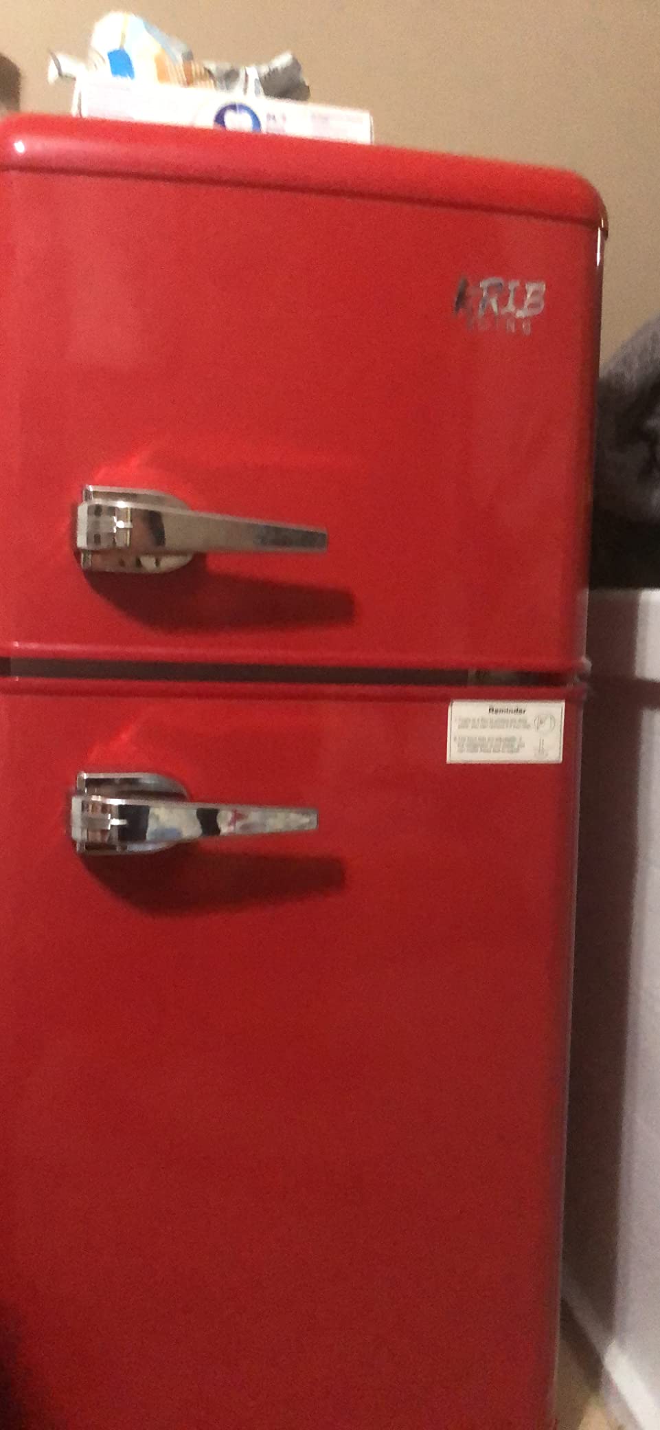 33/mo Finance KRIB BLING Compact Refrigerators with Freezer on Top