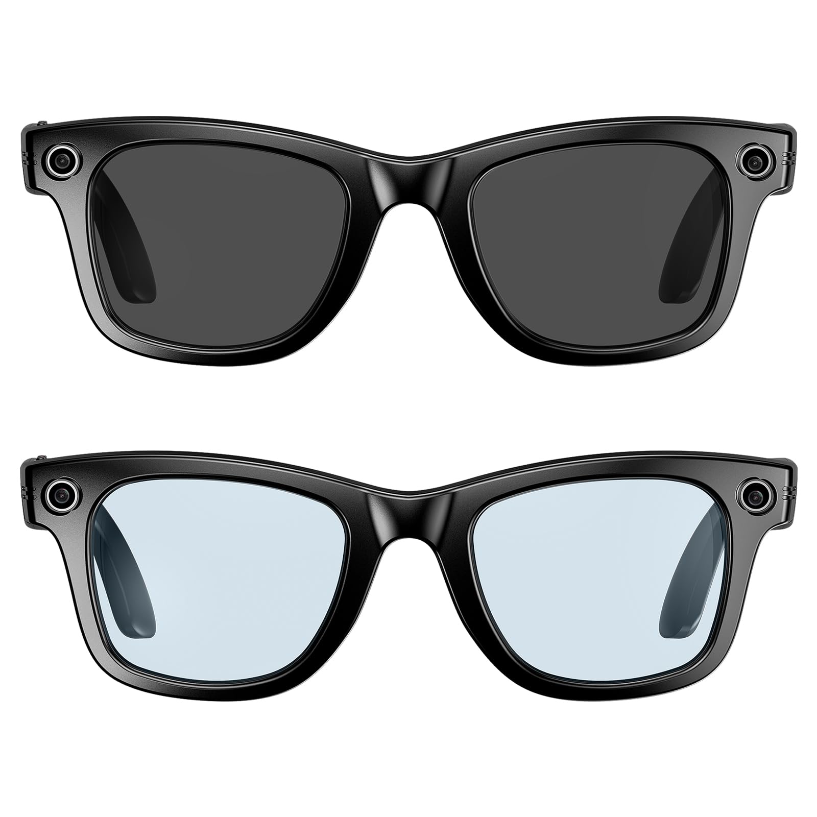 AI Smart Glasses for Men Women 8MP Camera Glasses with AI Recognition 1080P Video Recording Real-Time Translation Voice