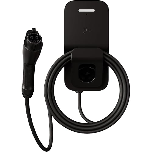 FLO Home X3 Level 2 Electric Vehicle Charging Station, 12 kW at 50 amp/240 V, Fast Home Charging for All EVs (J1772), Hardwired, UL/Energy Star Certified, 25 ft Cable, Toughest Outdoor Rating
