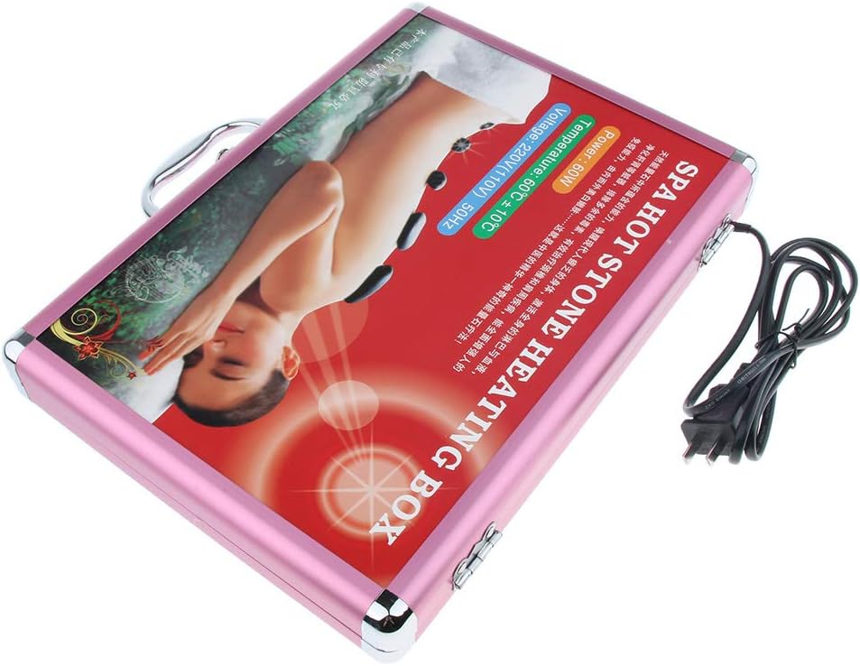 menolana Electric Hot Stone Heater, Spa Massage Stone Warmer Heating Box Case, Home Salon : Beauty & Personal Care