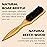 Slick Back Hair Brush & Wax Stick Set for Slick Back Hair - Teasing Boar Bristle Hair Brush for Sleek, Control, Flyaways & Baby Hairs - Wax Stick for Women Sectioning & Smoothing Ponytail Bun