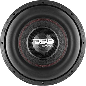 DS18 EXL-XX12.2DHE 12 High Excursion Car Subwoofer 4000 Watt Dual Voice Coil 2+2 Ohms 1 Speaker