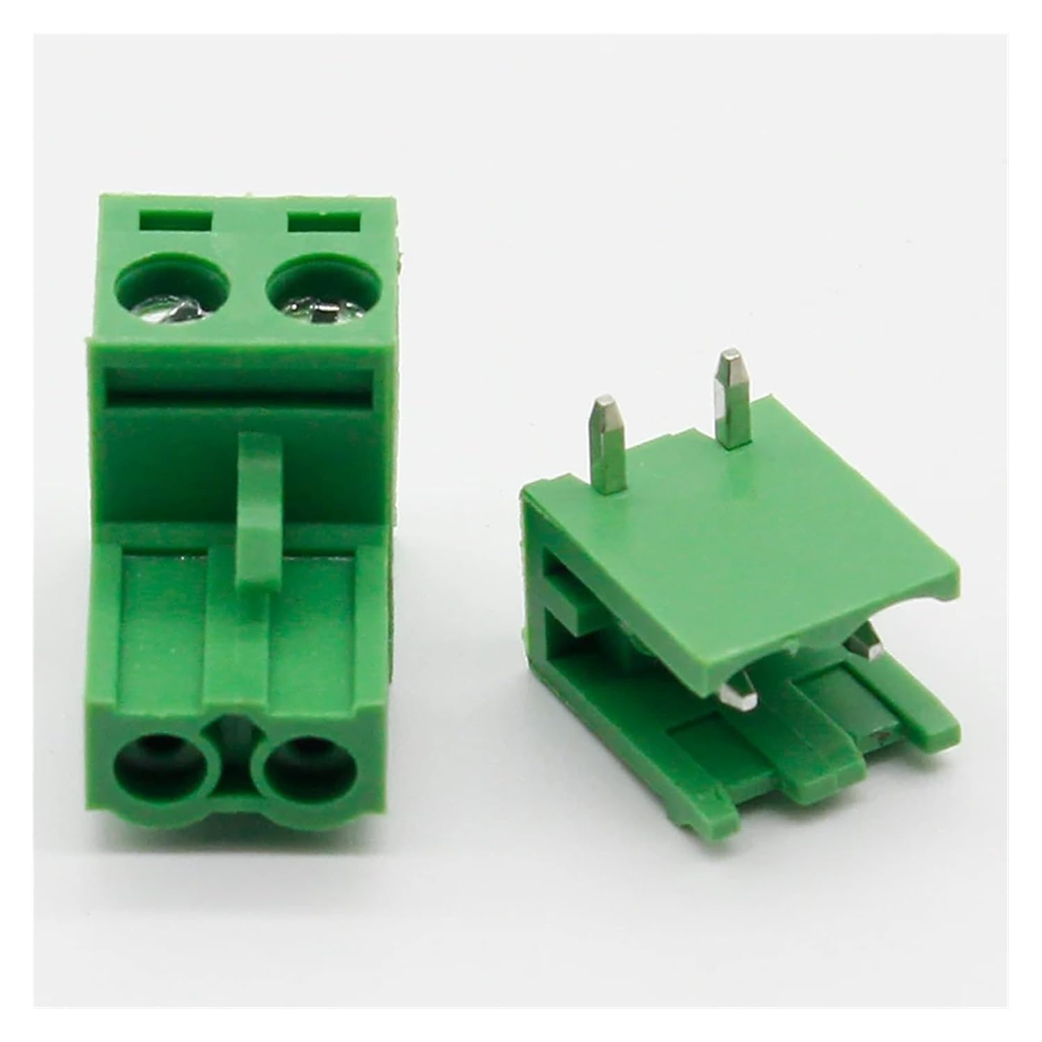10 Sets ht5.08 2pin Right Angle Terminal Type 300V 10A 5.08mm Pitch Connector PCB Screw Terminal Block VUQLDHAYZ