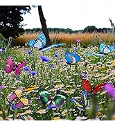 ZEACCT 30 Pezzi Paletti Farfalle Da Giardino - Decorazioni Colorate Per Piante E Esterno - Foto 11