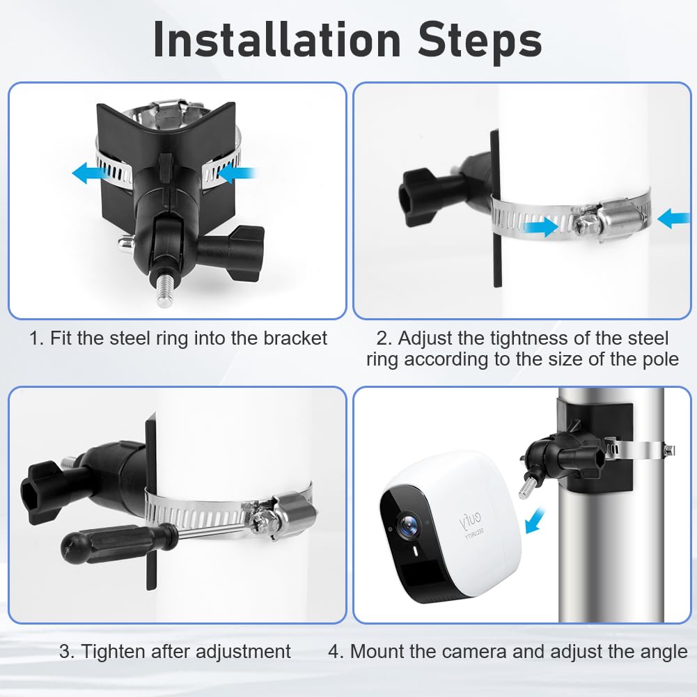 OFFCUP Camera Mount, Outdoor Security Camera Pole Mount - Image 4