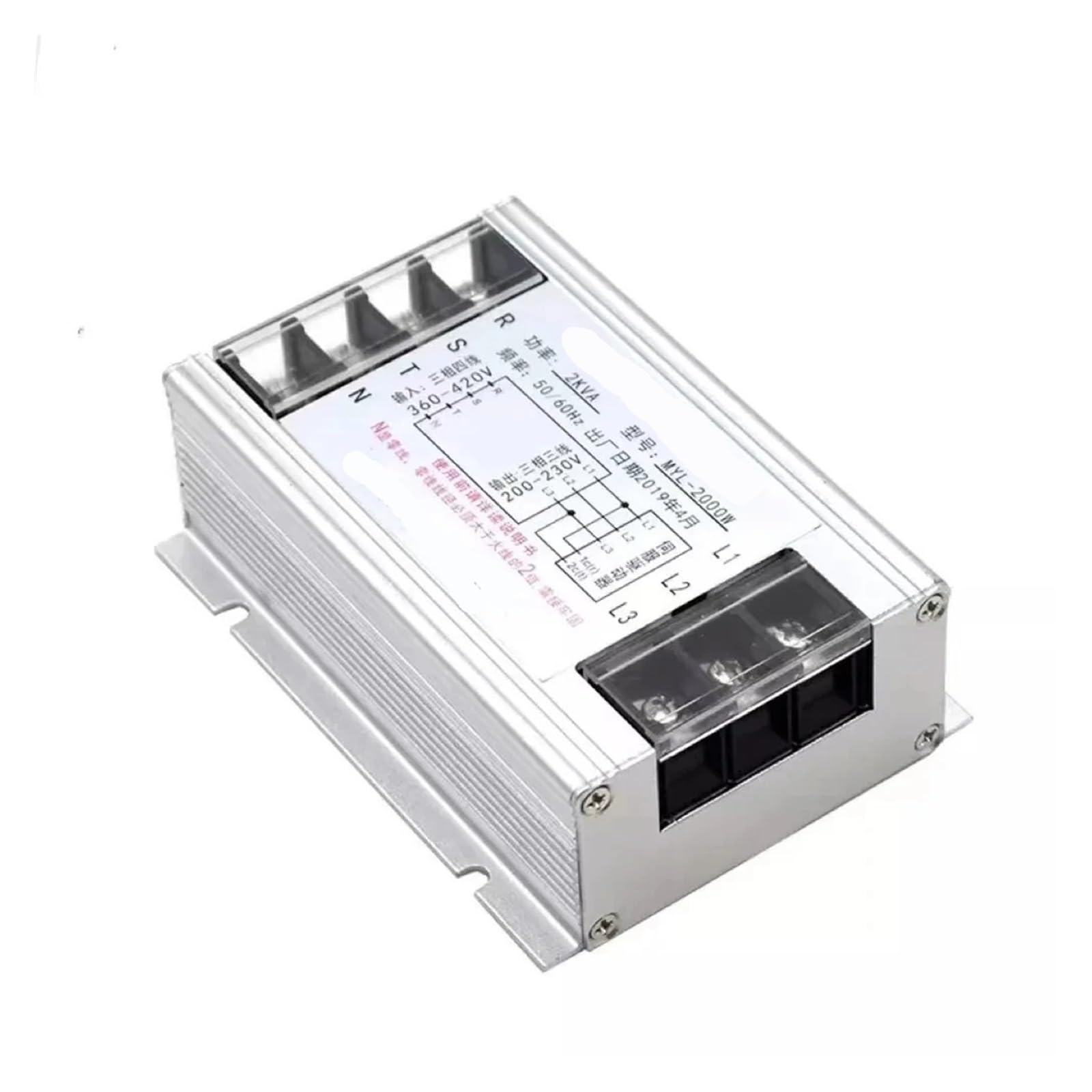 Transformateur d'isolation servo 2KVA triphasé supprime les pannes 380V 220V