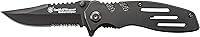 Vista 2 de Smith & Wesson Accessories Extreme Ops SWA24S 7.1in S.S. Folding Knife with 3.1in Serrated Clip Point Blade and Aluminum Handle for Outdoor
